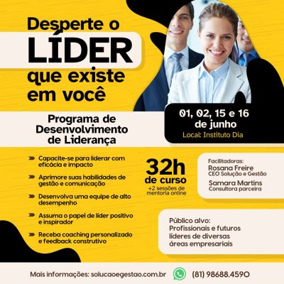 Programa de Desenvolvimento de Liderança em Feira de Santana - BA